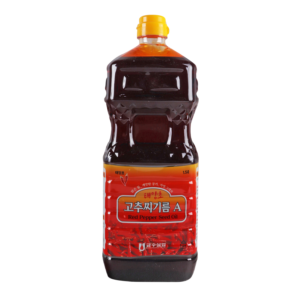 금수 태양초고추씨기름 1.5L