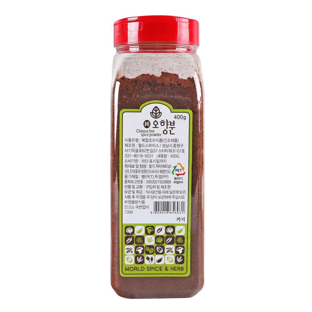 월드스파이스 오향분말 400g