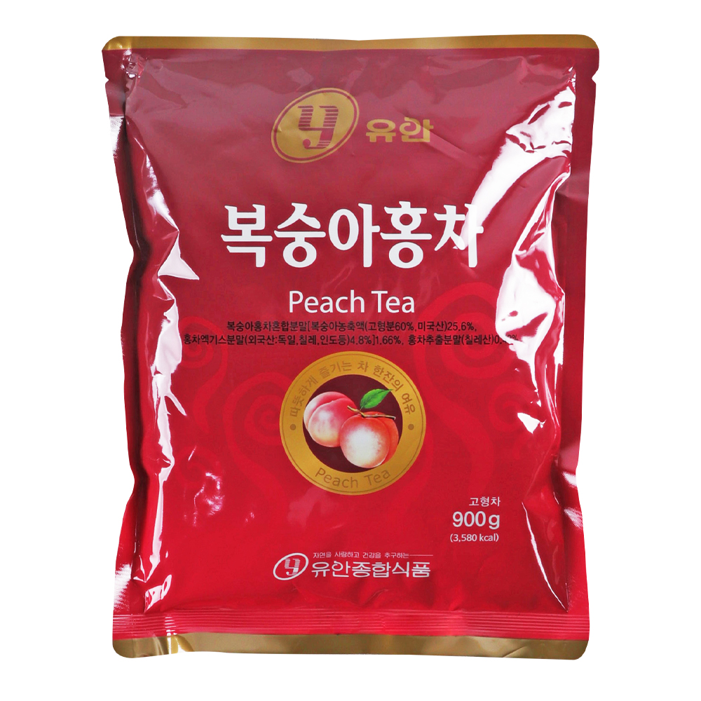 유안 복숭아홍차 900g