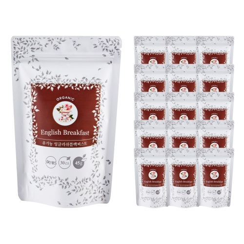 아레스 유기농 잉글리쉬블랙퍼스트 45g(1.5g x 30티백)