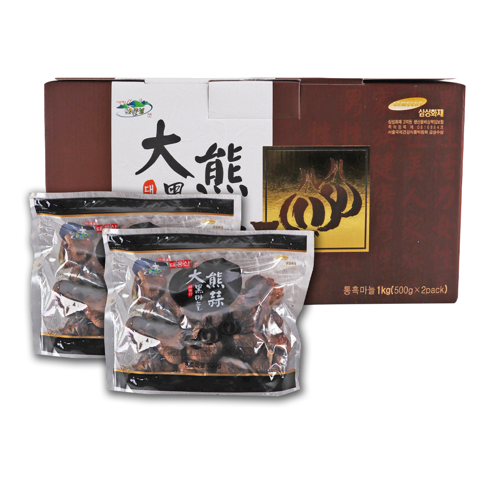 도울 대웅산 통흑마늘 1kg (500g x 2ea)