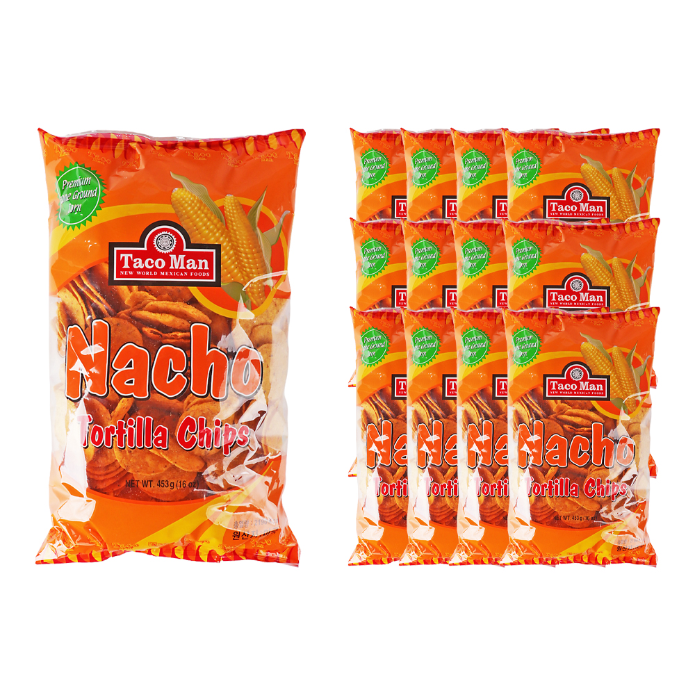 타코맨 나쵸칩 453g 한박스 (453g x 12ea)