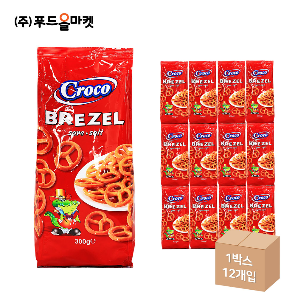 크로코 프레첼 300g 한박스 (300g x 12ea)