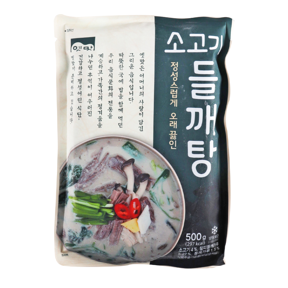 고향식품 소고기 들깨탕 500g/냉동