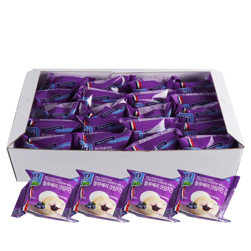 제원 끼리 크림치즈 찰떡 블루베리 (60g x 20개입) /box/냉동