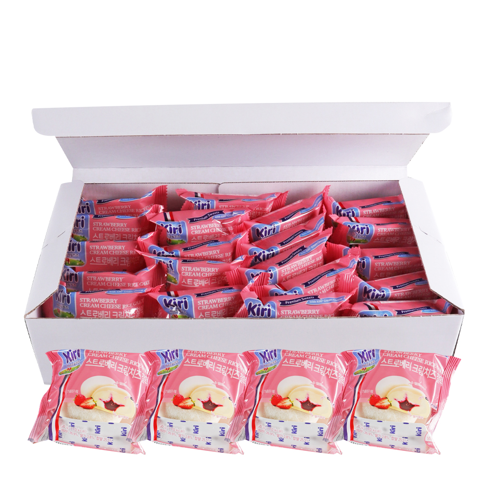 제원 끼리 크림치즈 찰떡 스트로베리(60g x 20개입) /box /냉동