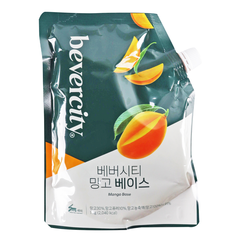 세미 베버시티 망고 베이스 1kg (파우치) /페루산 망고