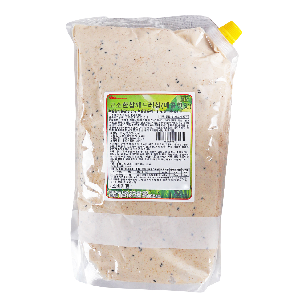 시아스 고소한참깨드레싱(매콤한맛) 2kg/ 냉장