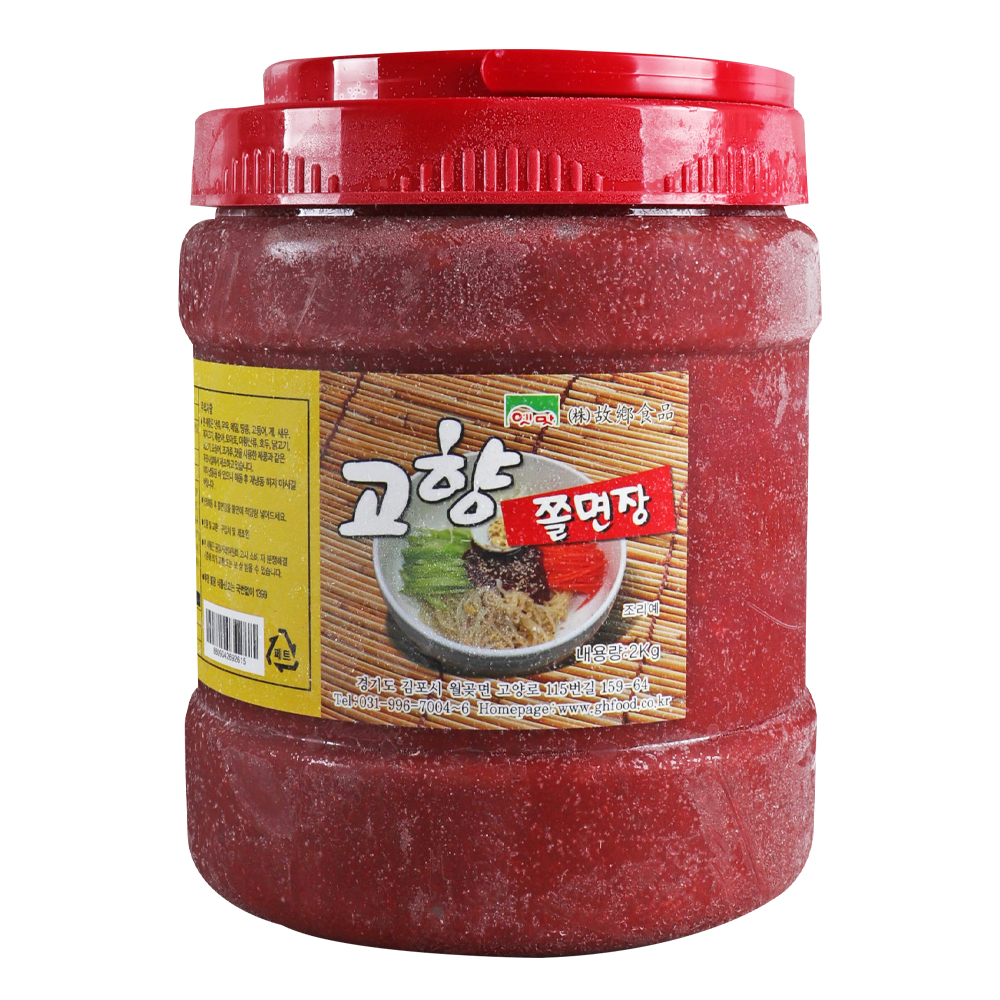 고향 쫄면장 2kg/ 파란색/ 냉동