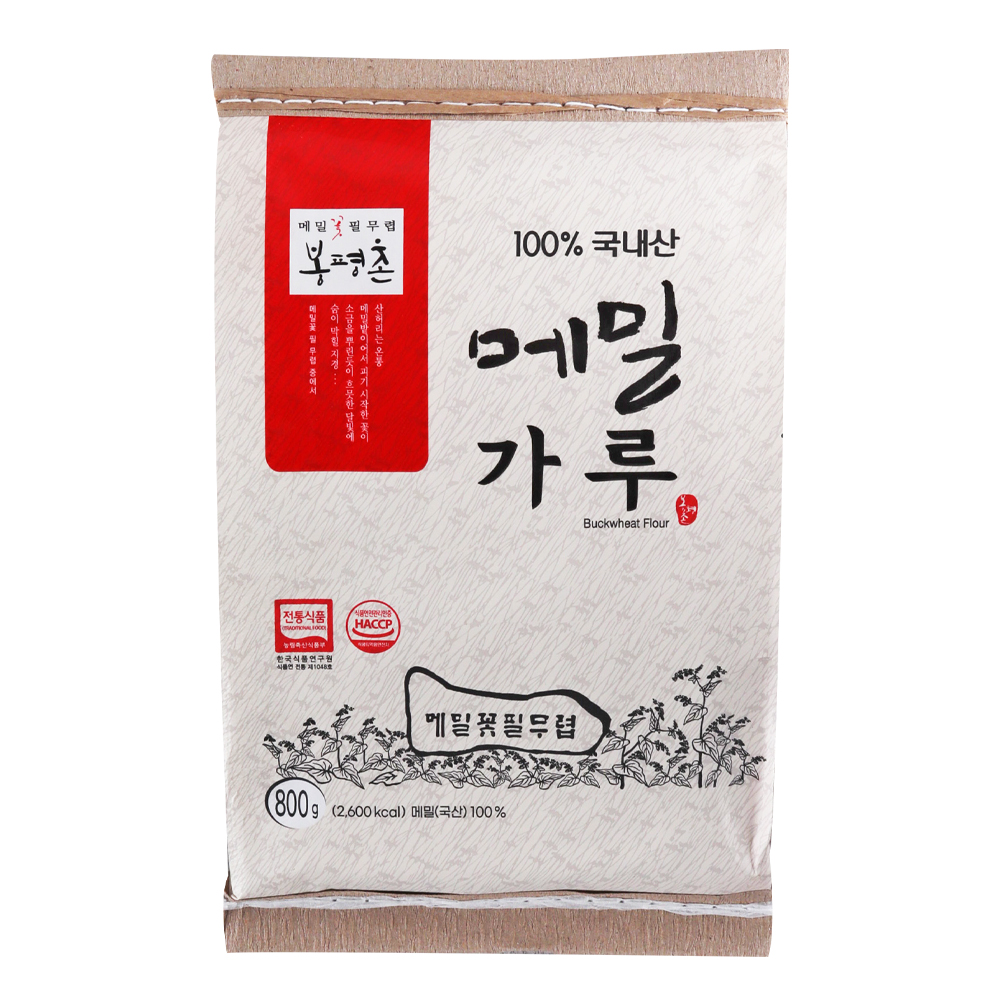 봉평 메밀가루 800g / 국산 100%
