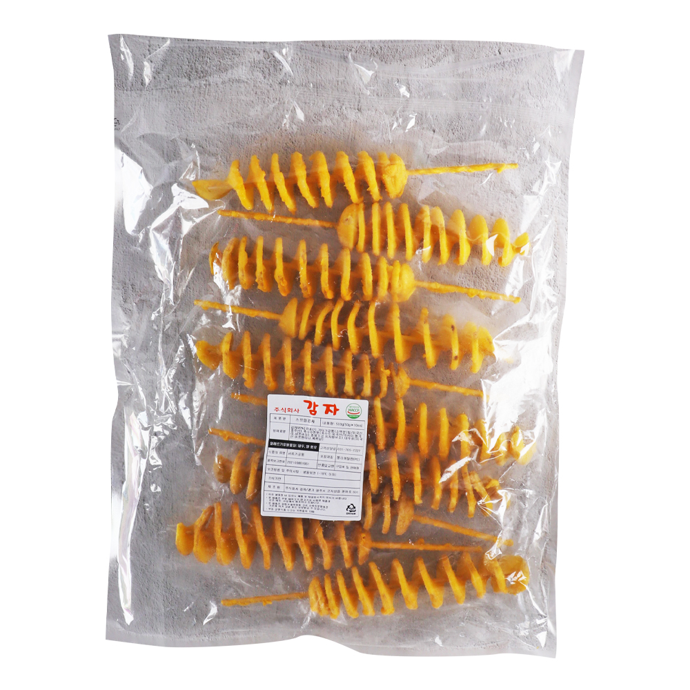 삼원 튀김스프링 회오리감자 500g/ 냉동