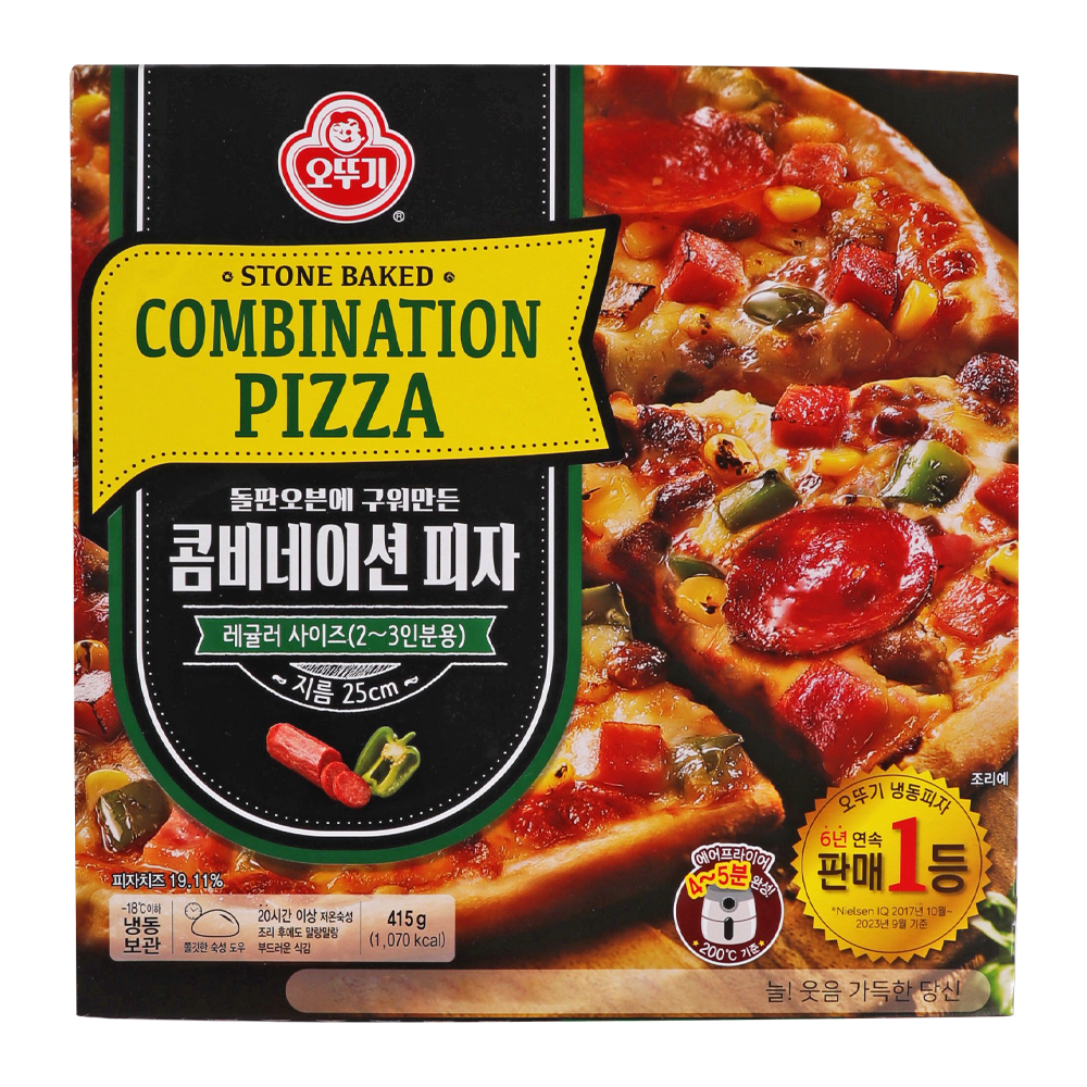 오뚜기 콤비네이션 피자 415g /냉동