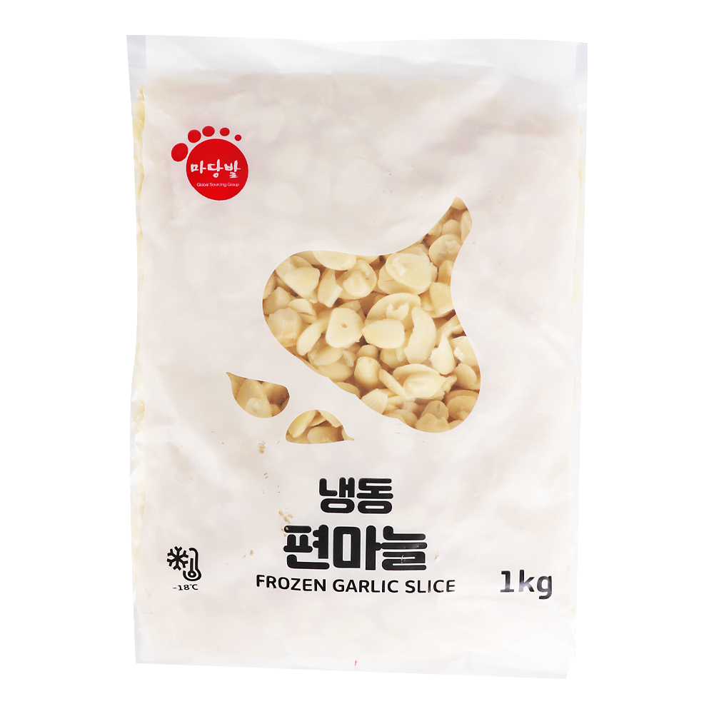 마당발 냉동편마늘 1kg /냉동