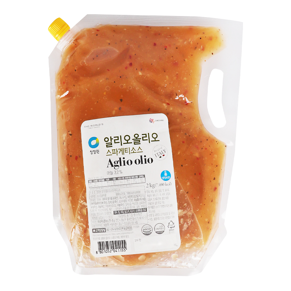 청정원 알리오올리오스파게티소스 2kg /냉장