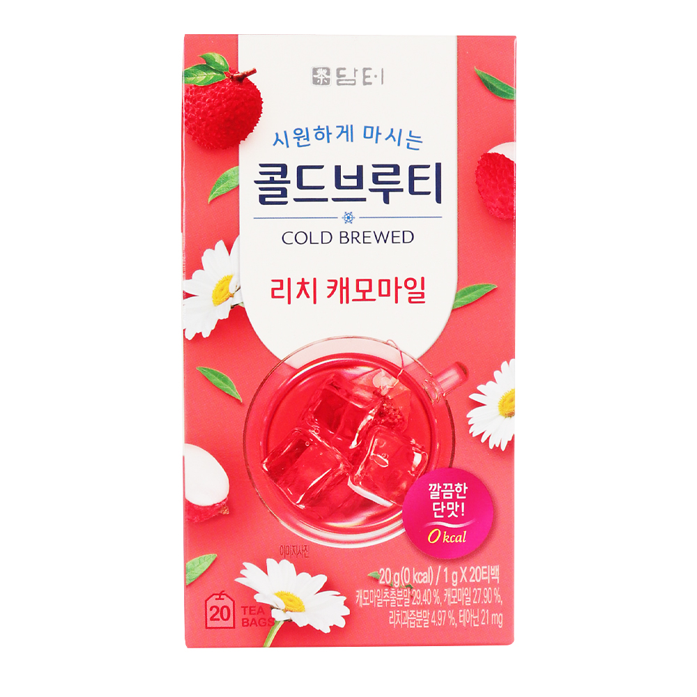 담터 콜드브루티 리치 캐모마일 20g(1g x 20티백)