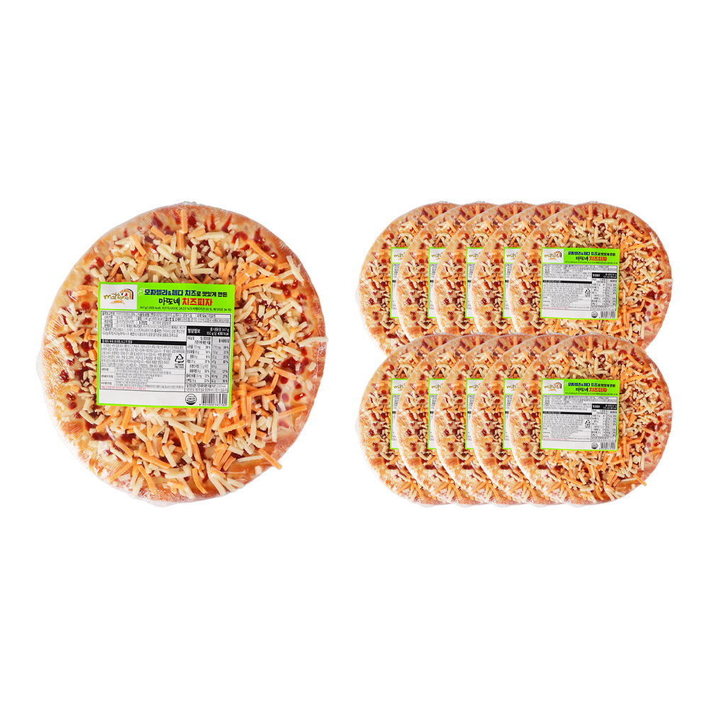 조흥 마또네 치즈피자 347g 10인치 /냉동 한박스 (347g x 10ea)