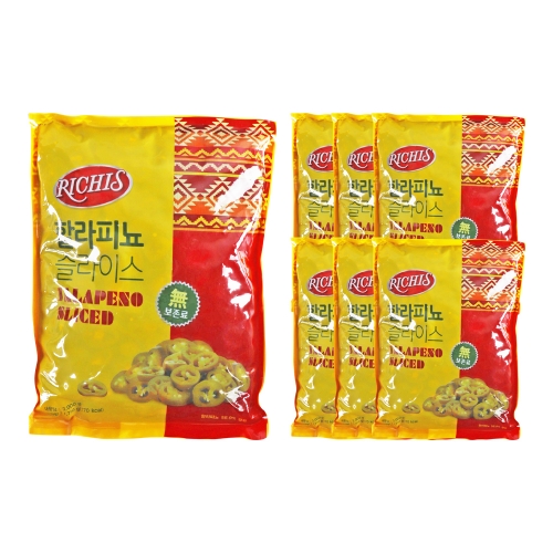 리치스 할라피뇨 슬라이스 3kg /파우치