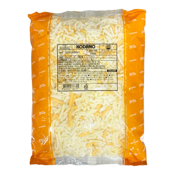 코다노 치즈믹스 K(케이)4-I 2.5kg /냉장/ 피자치즈