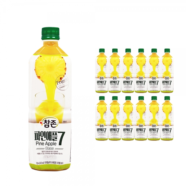참존 파인애플7 835ml /pet 한박스 (835ml x 12ea)