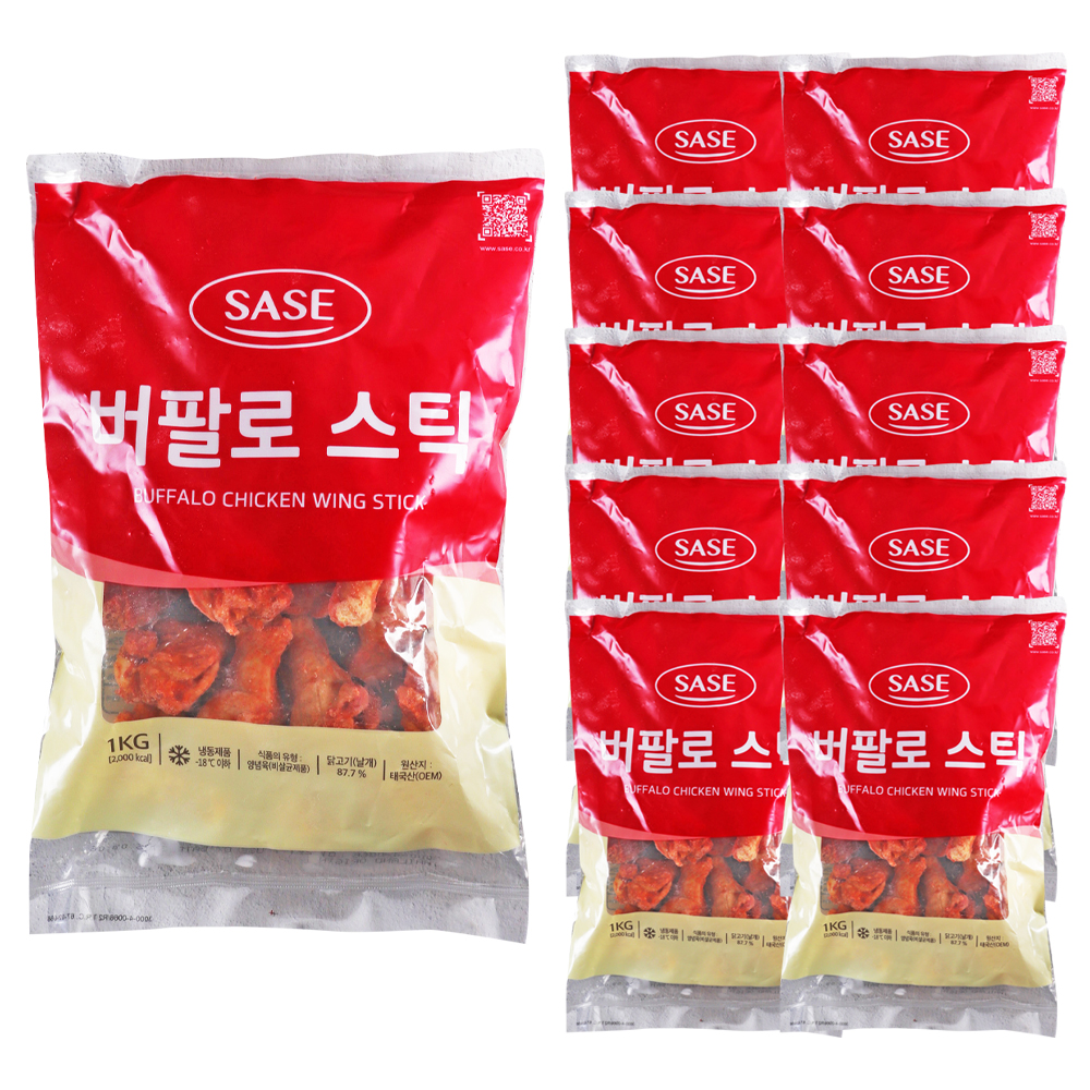 사세 버팔로 스틱 1kg /냉동 한박스 (1kg x 10ea)