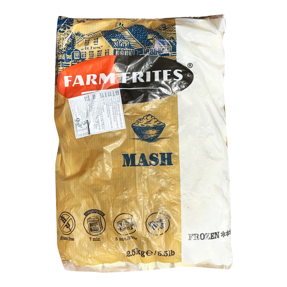 팜프리츠 매쉬드 포테이토 2.5kg /냉동/으깬감자