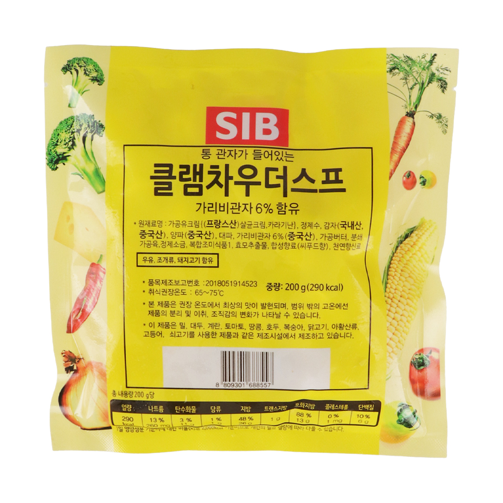 선인 클램차우더스프 200g /냉동