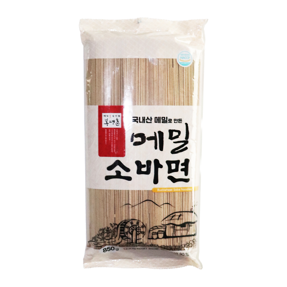 봉평촌 메밀소바면 850g