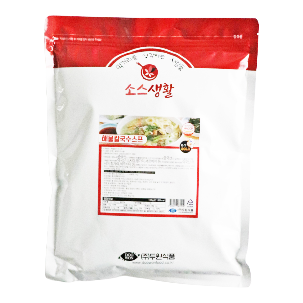 두원식품 해물칼국수 스프 1kg