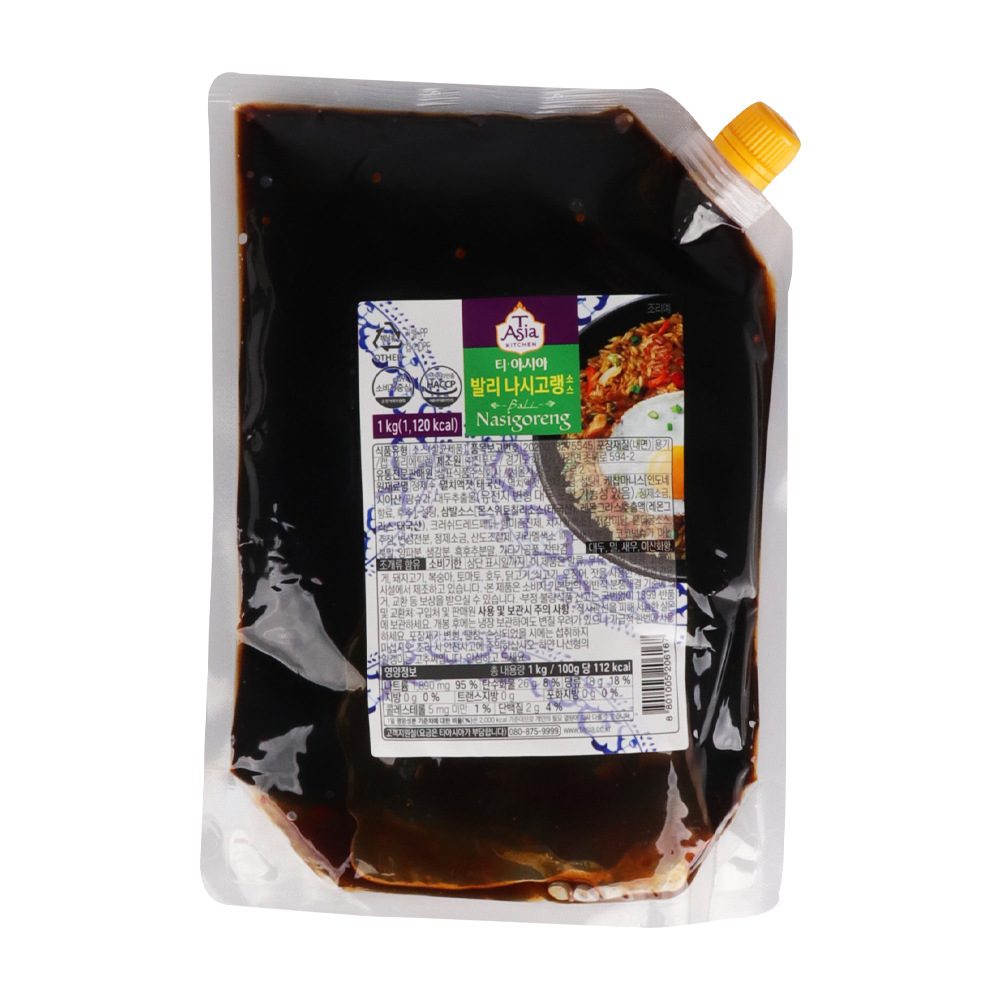 티아시아 발리 나시고랭 소스 1kg /파우치