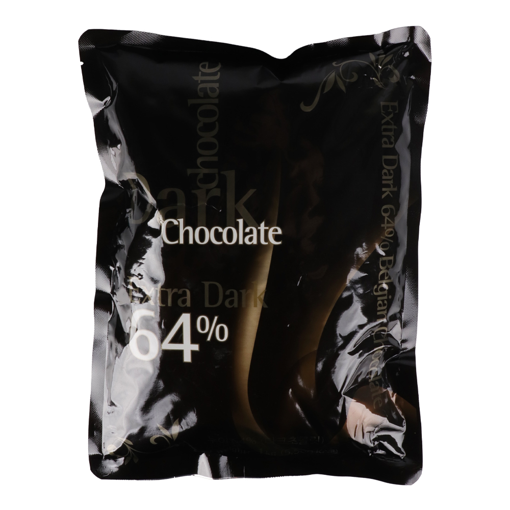 누아 64% 다크초콜릿 1kg / 버튼형