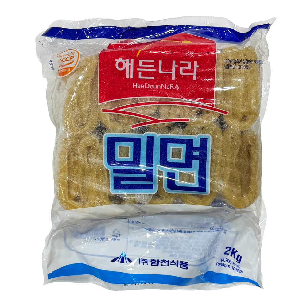 해든나라 밀면 2kg / 냉동/ 밀면사리