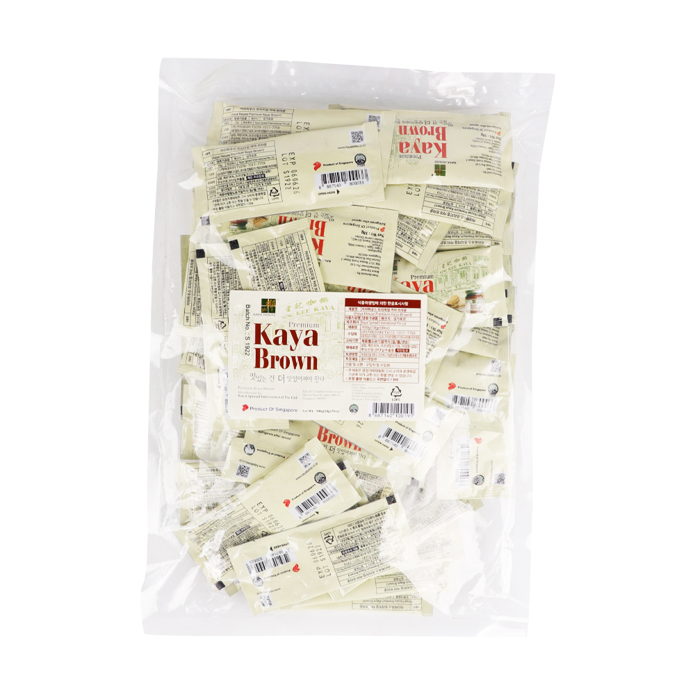 카야하우스 프리미엄 카야 브라운잼 900g (18g x 50개입) /일회용