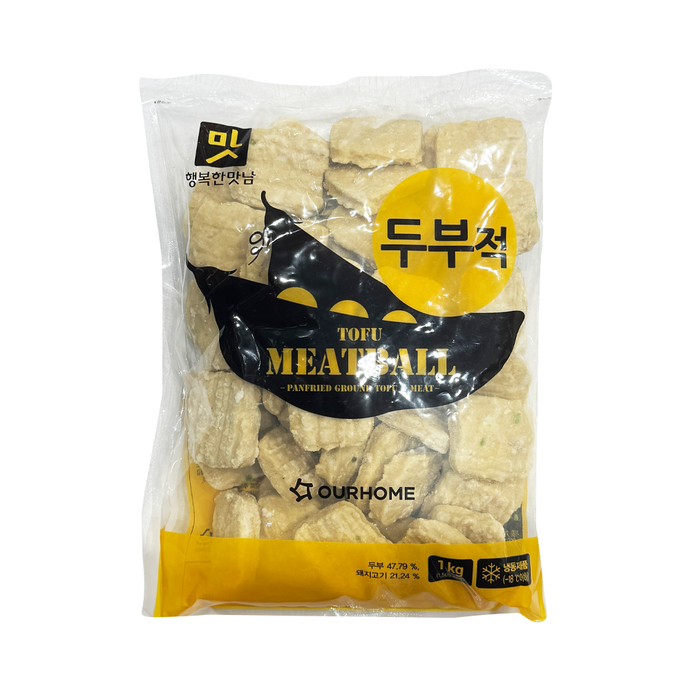 행복한맛남 두부적(사각) 1kg /냉동