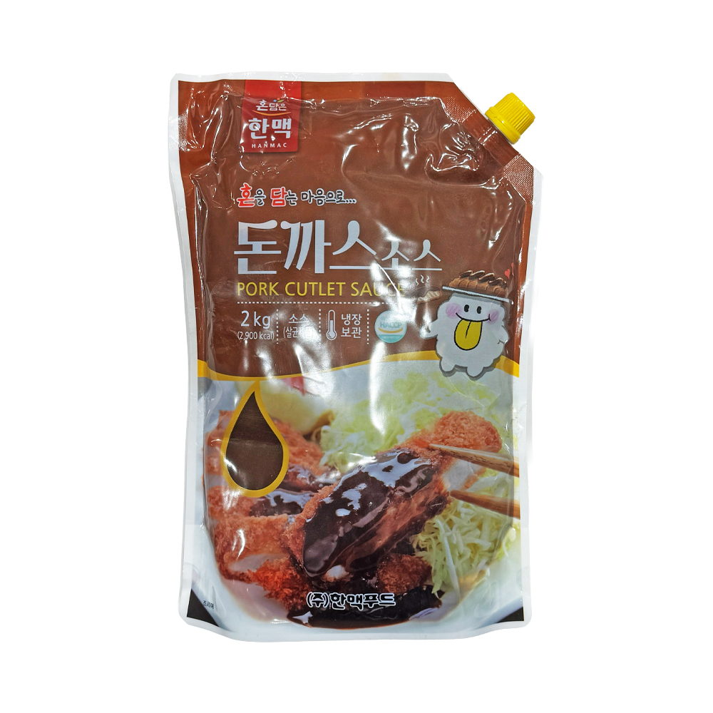 한맥 돈까스 소스 2kg /냉장