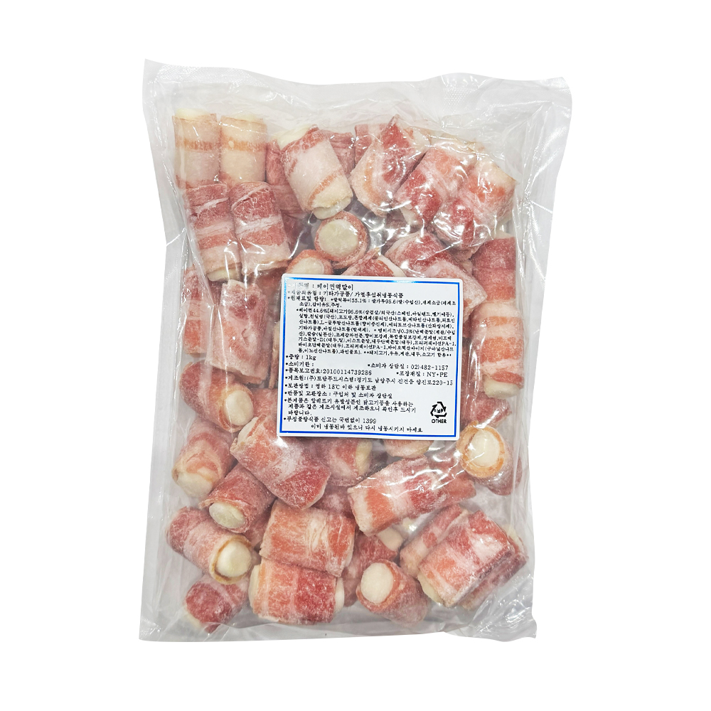 토담푸드 베이컨떡말이 1kg /냉동