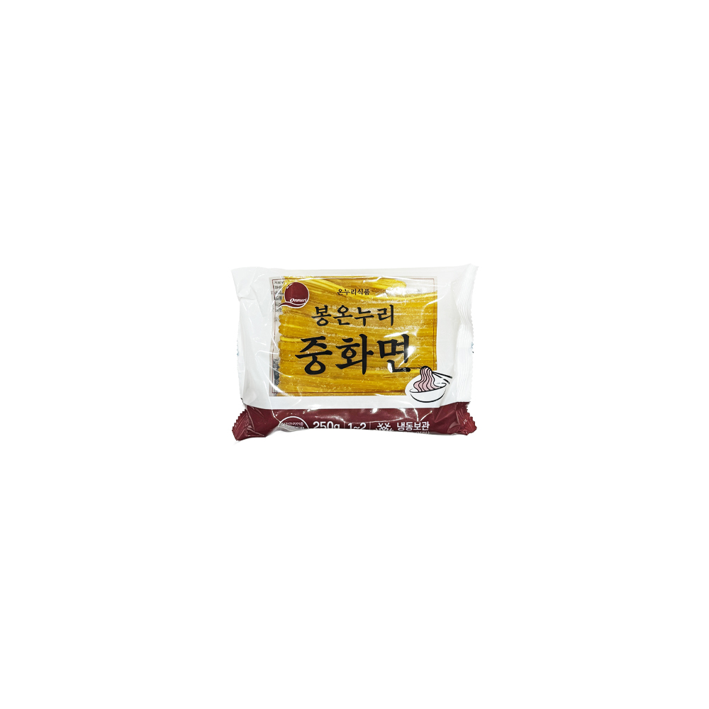 온누리식품 봉온누리 중화면 250g /냉동