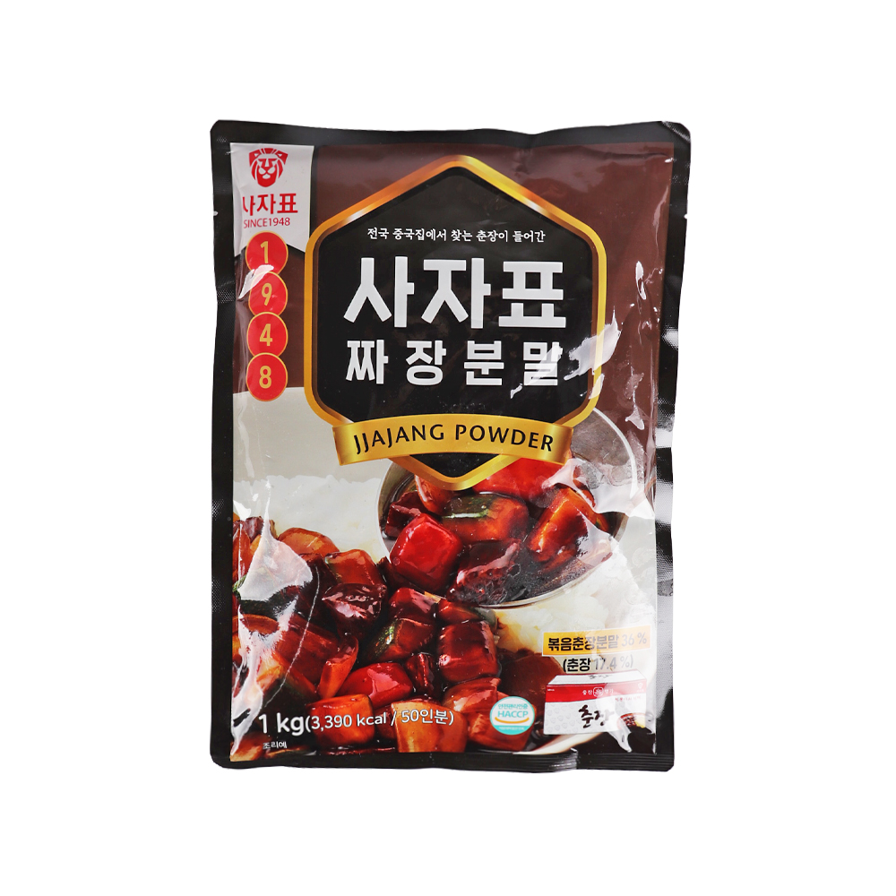 중찬명가 사자표 짜장분말 1kg