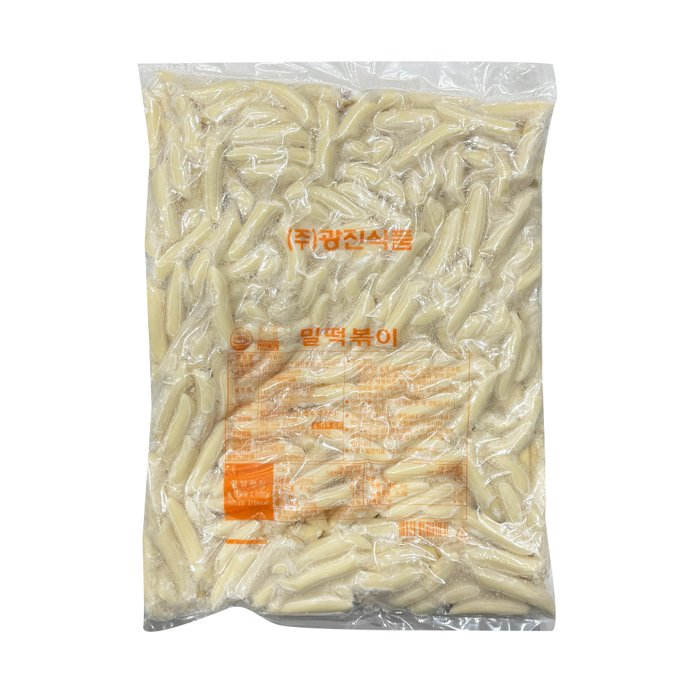 광진식품 밀떡볶이떡 2kg /냉동