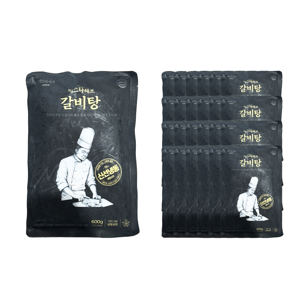 미스타셰프 갈비탕 600g /냉동 한박스 (600g x 24ea)