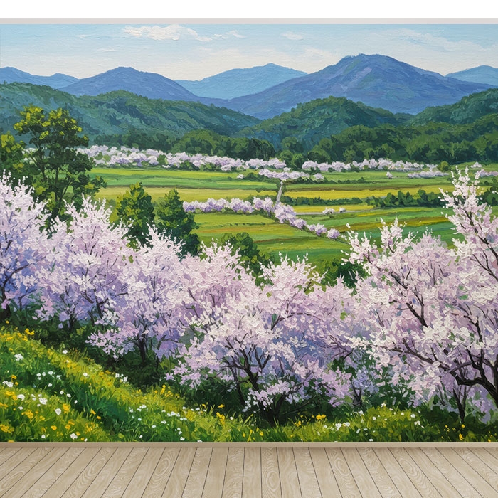 벚꽃풍경02 내츄럴벽지&시트지