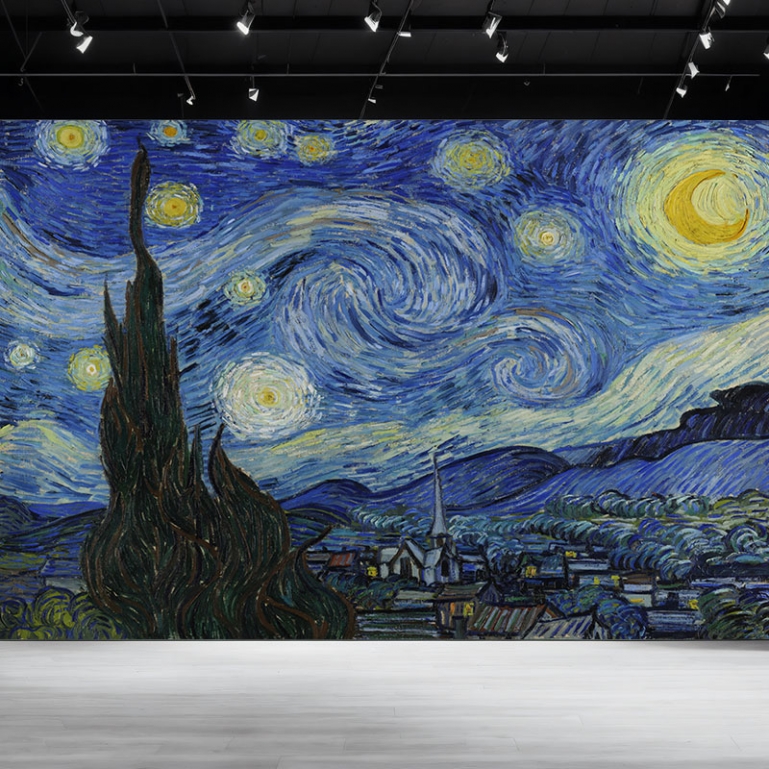 [프렌체]고흐-별이빛나는밤2 명화벽지&시트지
