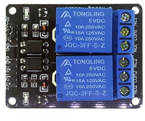5V 2채널 릴레이 모듈