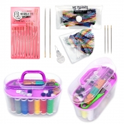 반짇고리 파우치 케이스 바느질 바늘 10개 바늘세트 손바늘 수선바늘