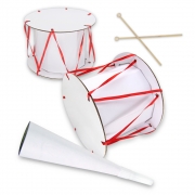 종이장구 종이나팔 만들기 악기만들기 DIY 공예재료