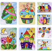 종이아트세트 모자이크 만들기 색종이 공예