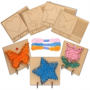 나무 스트링아트 만들기 공예재료 세트