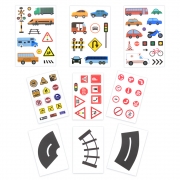 교통스티커(9종세트) 꾸미기스티커 포장스티커 노트북스티커 문구스티커