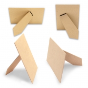 오픈액자받침(나무) 직사각 작품판 액자받침틀 나무판 만들기재료