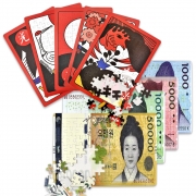 어르신퍼즐 시니어 화투 지폐 퍼즐 치매예방 효도선물 (A4 )/(A3) 사이즈