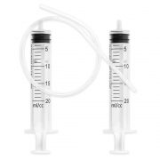 안전주사기 무바늘 20ml 2개입 플라스틱주사기 실험세트 과학놀이 체험학습